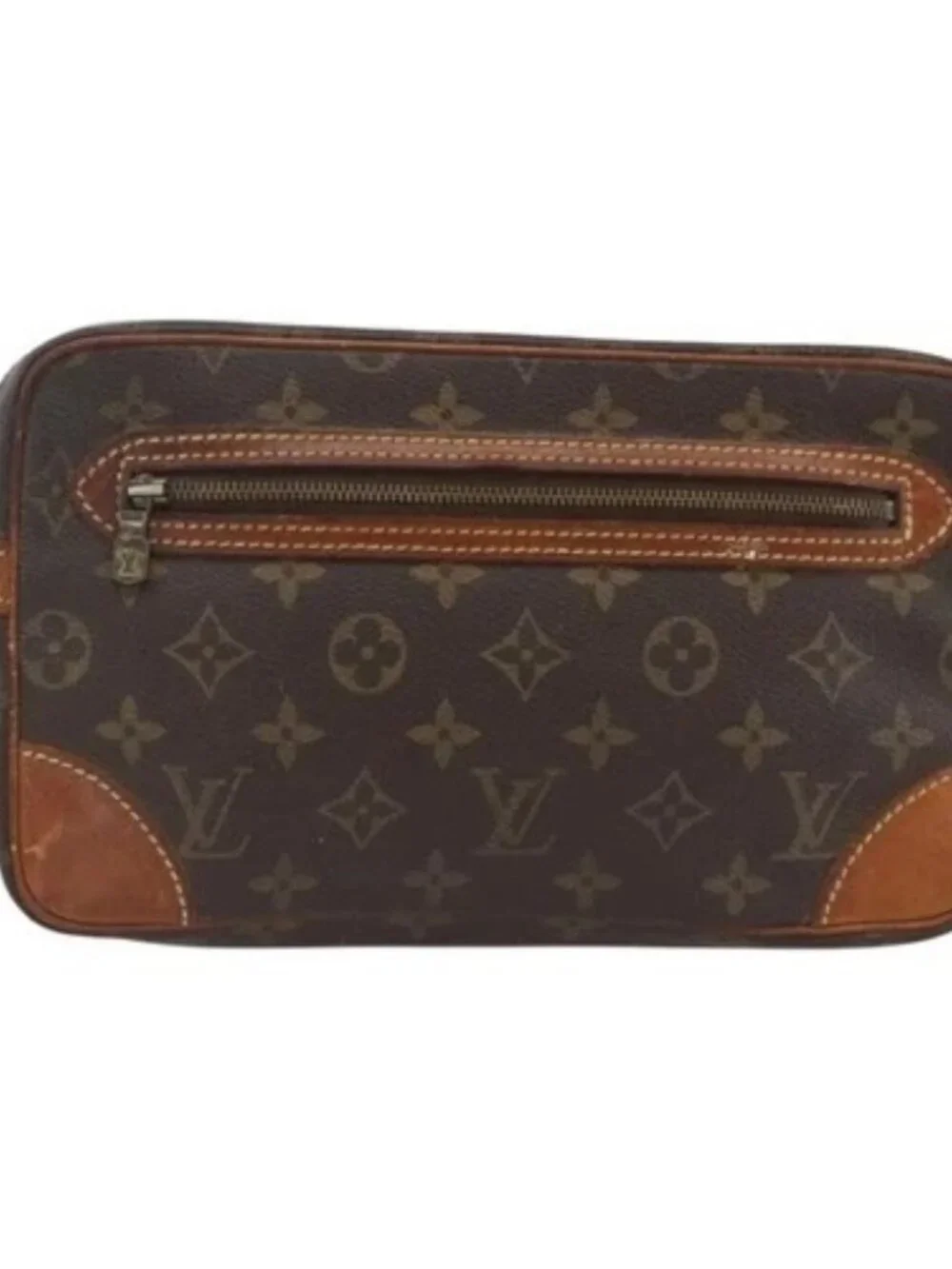 LOUIS VUITTON Monogram Marly Dragonne GM Clutch Bag M51825 LV Auth ka2970